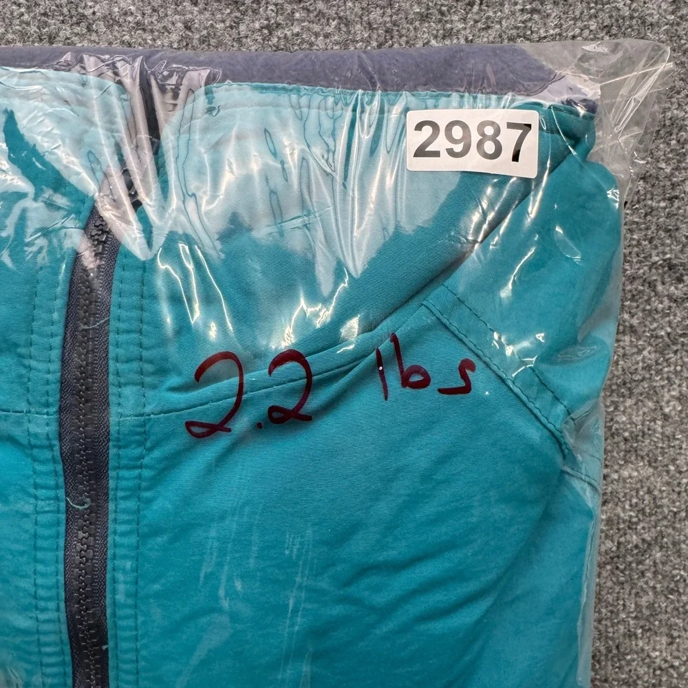 Lands' End The Squall Jacket Mens XXL Tall Teal Fleece Lined Outdoor Vintage